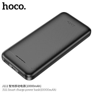 Hoco J111 Power Bank(10000mAh) – Black Color