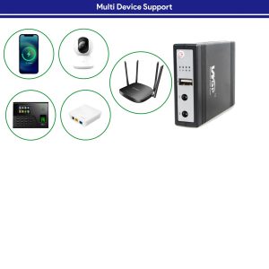 Update Version WGP mini UPS 10400mAh – 5/12/12V – With 1 Year Warranty – Black